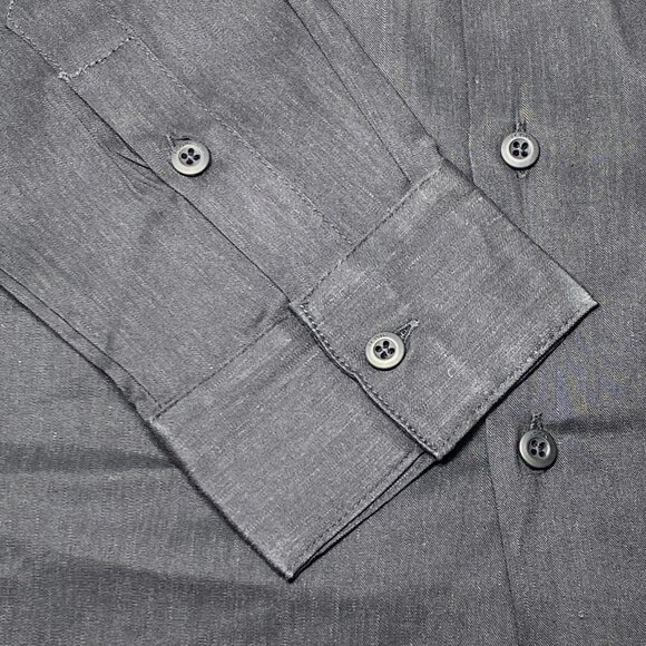 Icon Amsterdam Long Sleeve Linen Blend Button-Up Shirt – Size M (NWT) - Picture 2 of 8